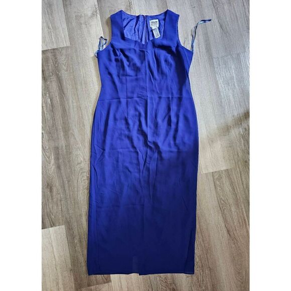 R & M Richard's Size 16 Royal Blue Dress and Blazer - Picture 1 of 12